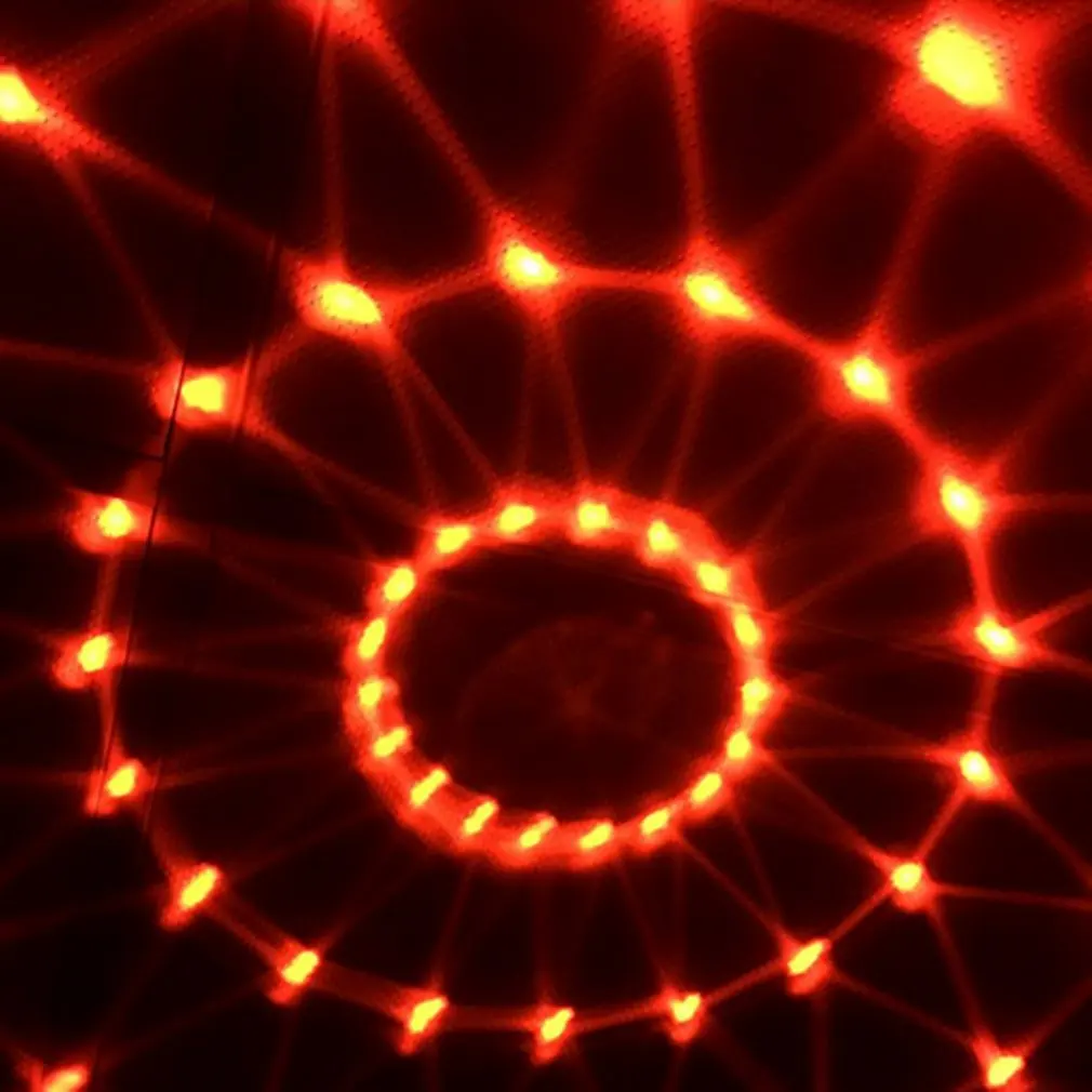Авто Голосовое управление звуком светодиодный RGB сценический светильник ночник