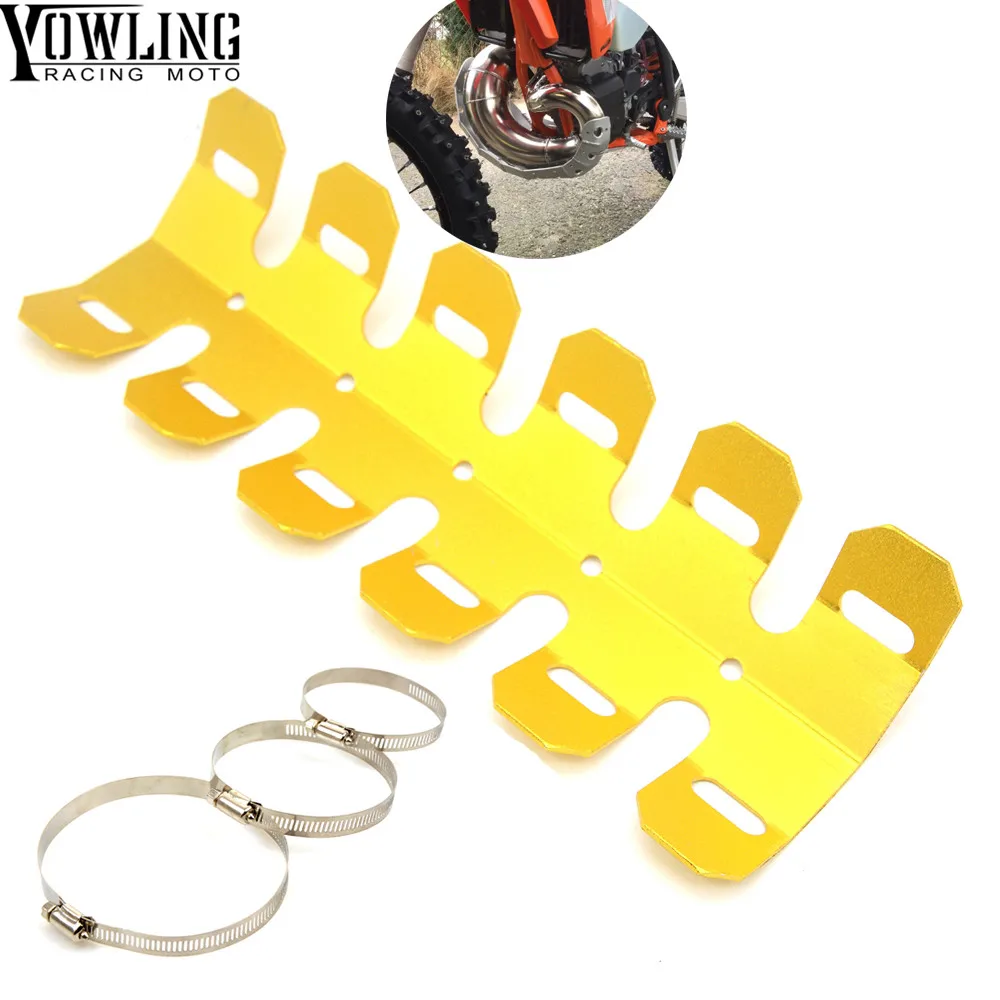 

Off-road Exhaust Muffler Pipe Guard Protector Heat Shield For HONDA XR CR CRF CRM 250R 250AR 400R 450R 450X 650L 650R 1000L