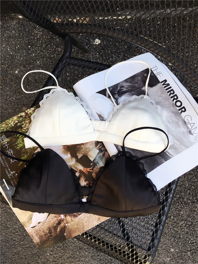 Женский кружевной бюстгальтер на бретельках эластичный для сна|strapless padded bra|wireless