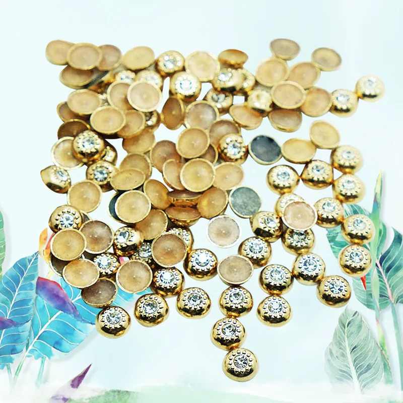 Шипы с заклепками горячей фиксации круглые антикварные заклепки 9 мм