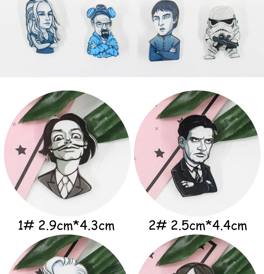 TQ 1 шт. микс крутой Робот мультфильм значки на булавке Kawaii значок bacgets на рюкзак значки на одежду акриловые значки Z19