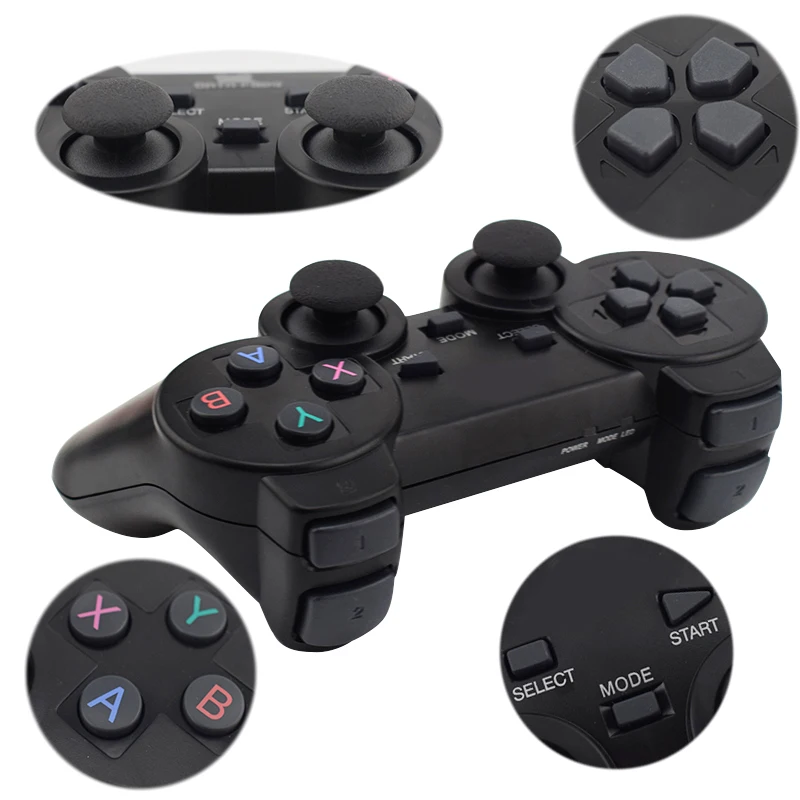 Беспроводной геймпад для PS3 Android Phone/PC/TV Box джойстик 2 4G беспроводной игровой