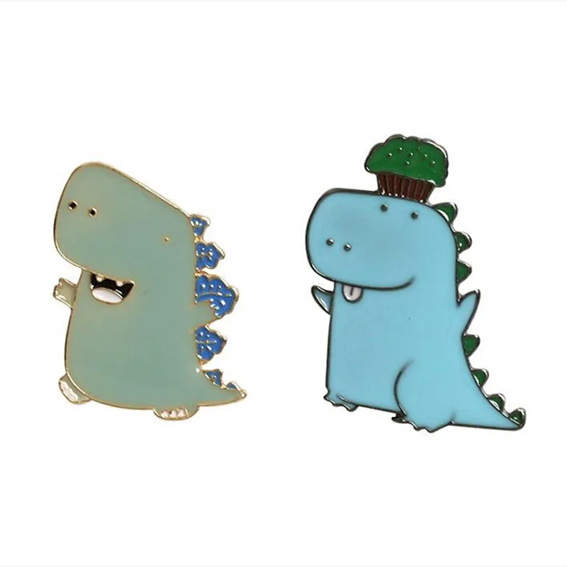 Timlee X079 Free shipping Cartoon Cute Personality Animal Dinosaur Alloy Brooch Pins Originality Accessories Wholesale | Украшения и