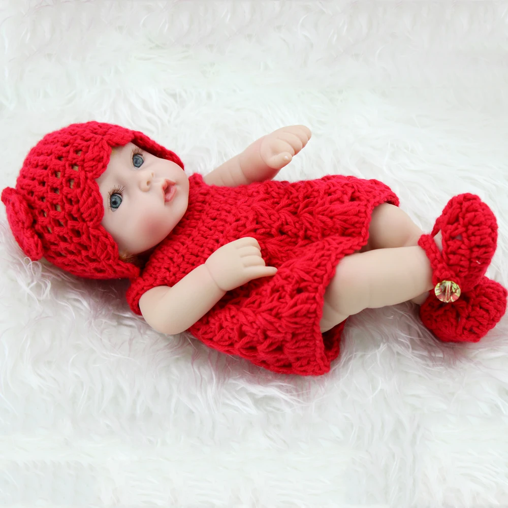 KAYDORA куклы Reborn силиконовые тела Baby Alive куклы для девочек милые игрушки 10 дюймов платье принцессы ручной работы реалистичные куклы для детей