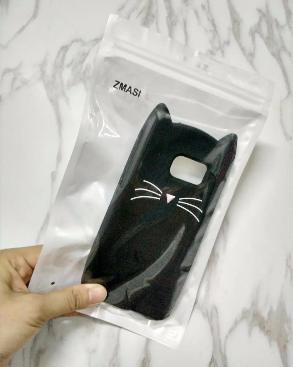 ZMASI 3D Moustache Cat Silicone Cell Case for iPhone 5 5s SE 8 7 6 6s plus Glitter Powder Soft Gel Back Funda Cover |