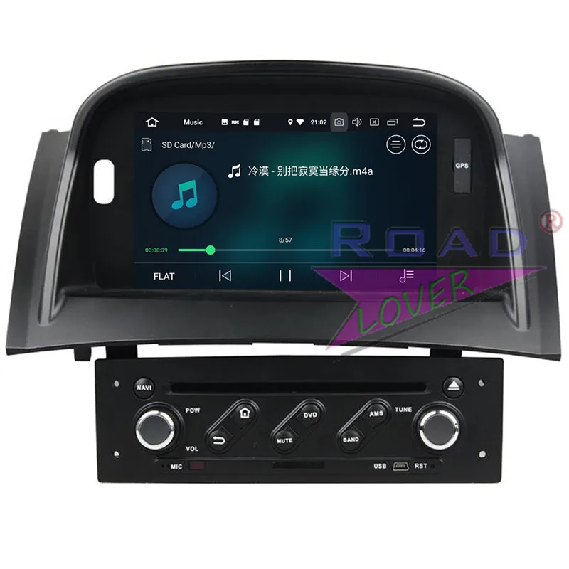 Автомобильный DVD-плеер Roadlover 7 дюймов Android 9 0 для Megane II 2004-2009 стерео GPS-навигация