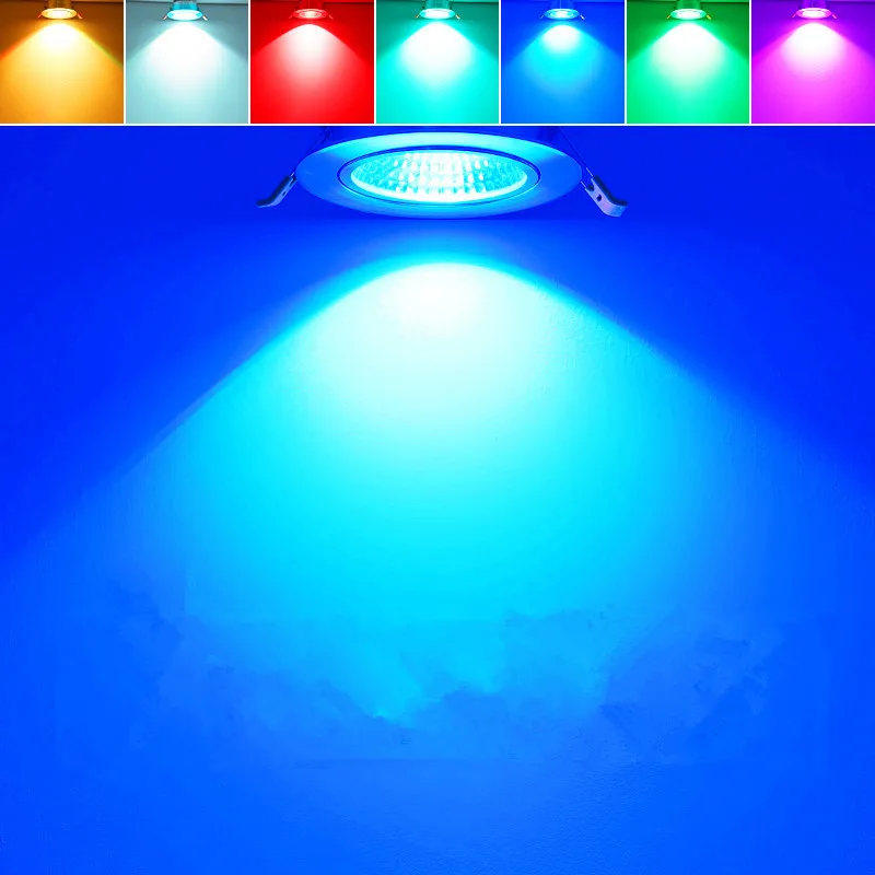 Светодиодный RGB вниз светильник 5w 10w 15w светодиодный Панель Concea утопленный