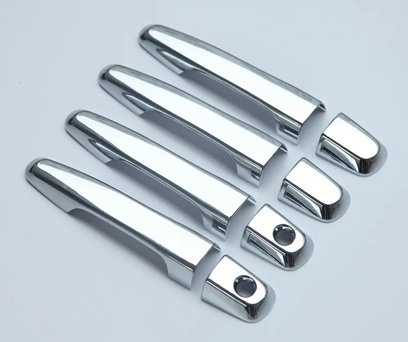 Для Mitsubishi L200 Pickup 2015 2016 2017 2018 2019 2020 хромированная Автомобильная дверная ручка