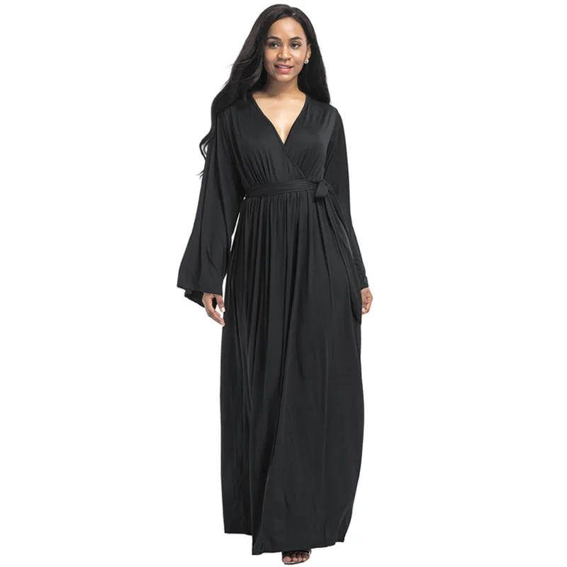 

Long Sleeve Maternity Evening Dresses For Pregnant Women Clothes Pregnancy Dress Vestidos Gravidas Maternity Autumn Clothing