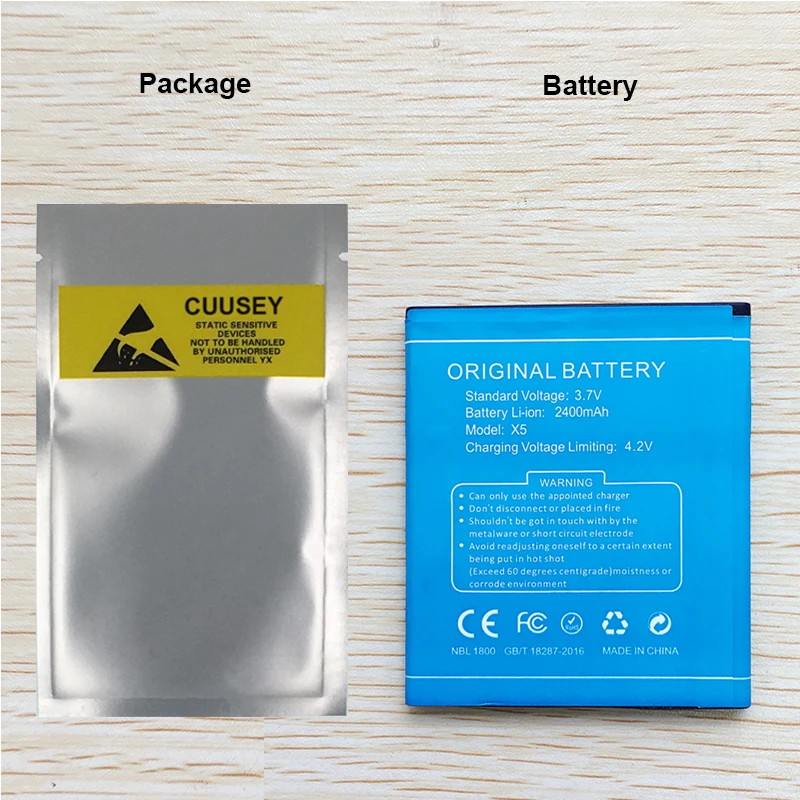 CUUSEY Новинка 2400mAh литий-ионная батарея Для DOOGEE X5 X5 Pro 3,7 V Высокая емкость Сменные Аккумуляторы для телефонов