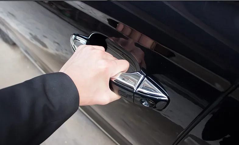 Подходит для 2012 2013 2014 2015 2016 AUDI A6 C7 Хромированная нержавеющая дверная ручка Крышка