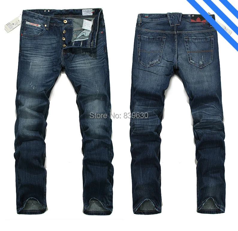 Free shipping hot jeans men warm street 