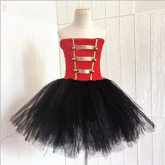Dress Платье-пачка «Цирк рингмастер»; платье из тюля для дня рождения для девочек; детские маскарадные костюмы «Щелкунчик»; рождественское нарядное платье для девочек - Цвет: Dress