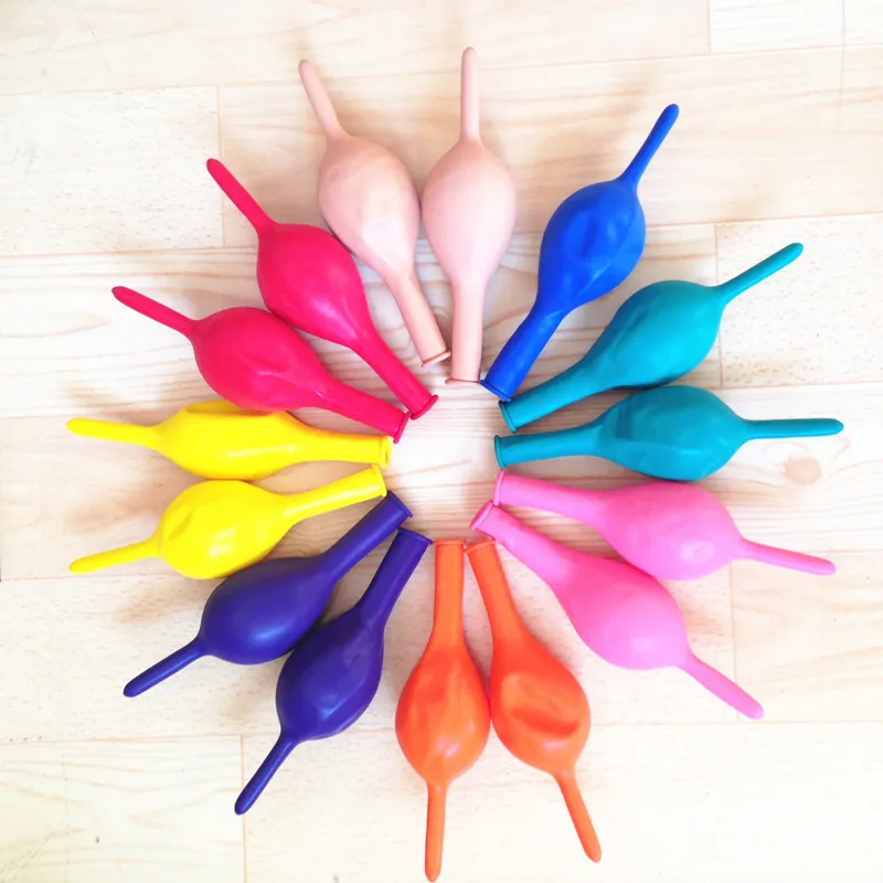 50 шт. 12 дюймов Хвост шары День рождения для свадебного декора muiltcolor blobos вечерние