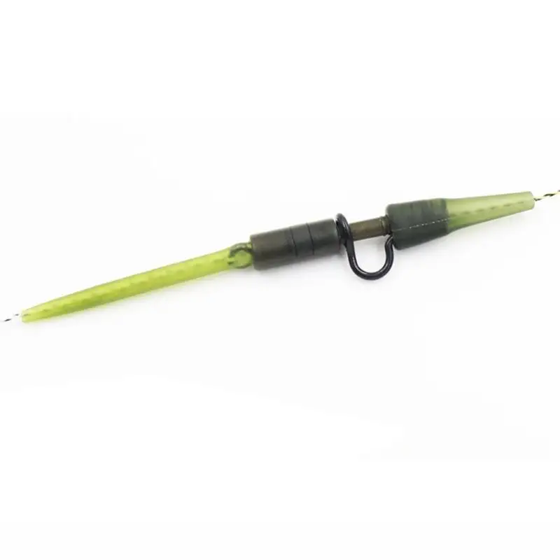 100pcs Fishing Hook Sleeve Tube Hair Rig Aligner Sleeves Soft Anti Tangle Positioner Terminal Tackle Carp Accessories | Спорт и
