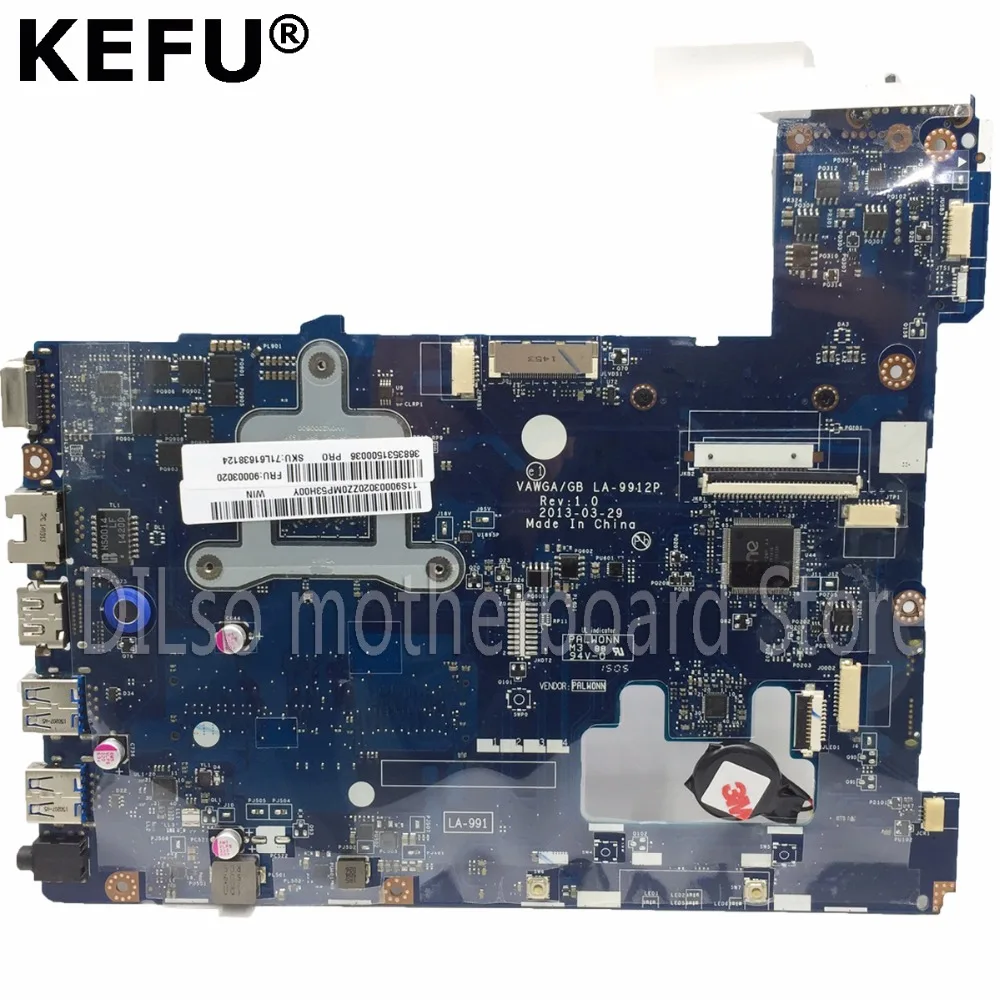KEFU LA-9912P материнская плата для ноутбука lenovo ideapad g505 LA-9912P материнская плата для ноутбука A4 cpu тестовая материнская плата
