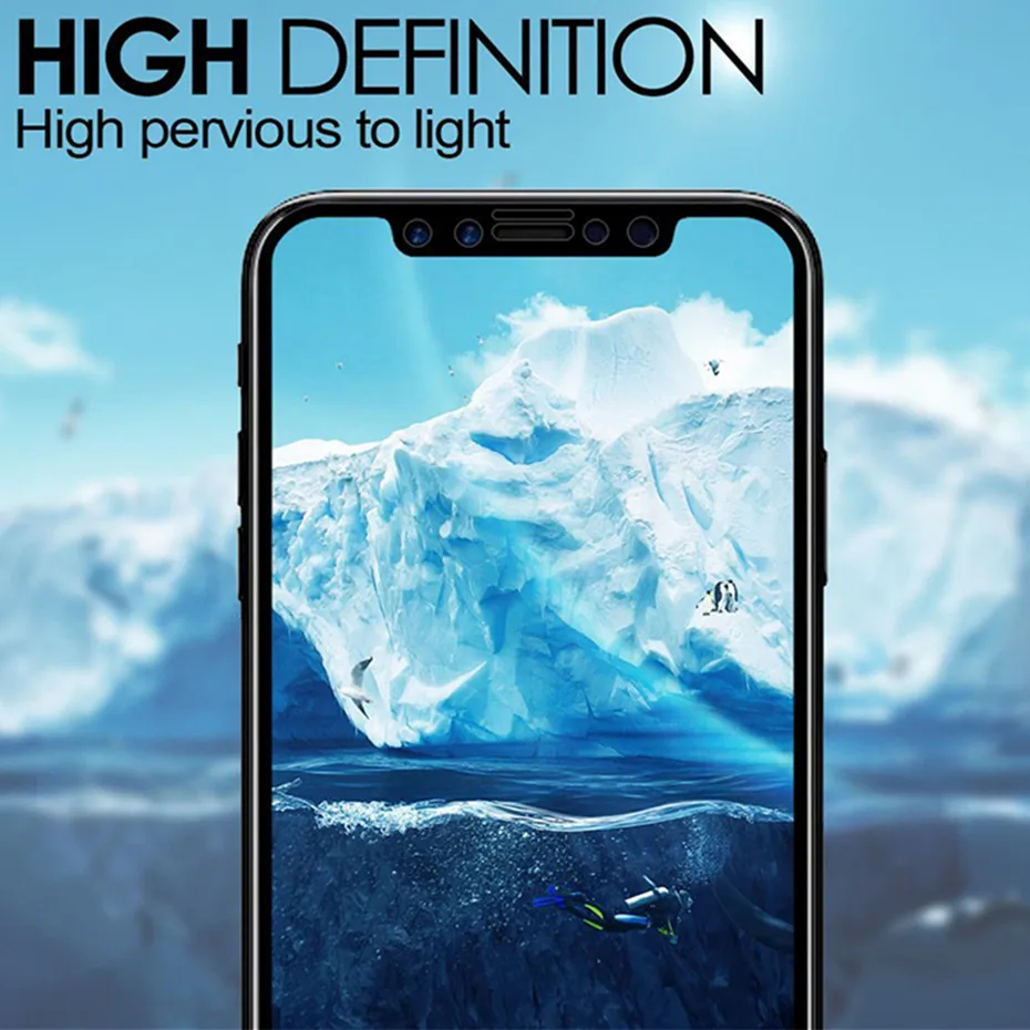 3D полное покрытие из закаленного стекла для iphone XS X XR max Защитная пленка экрана