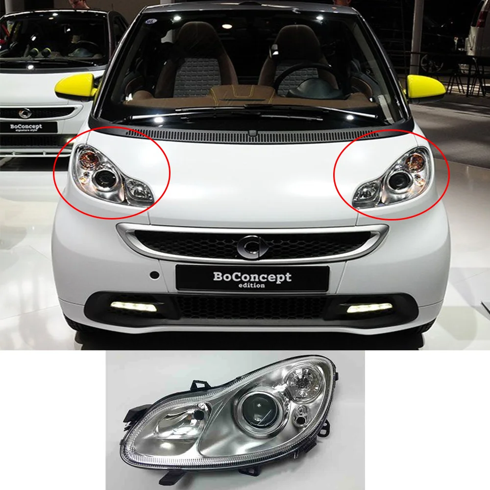 Фара в сборке для Smart Fortwo W451 2012 2015|Передние LED-фары авто| |