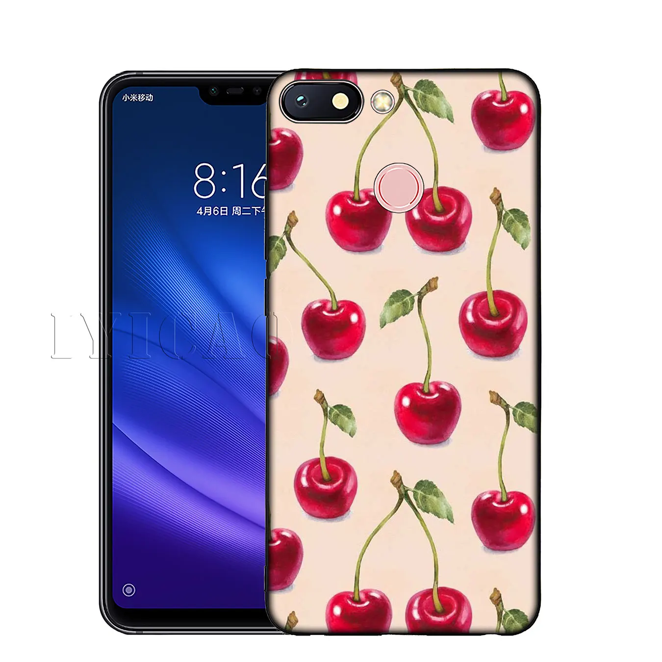 IYICAO Вишневый летний Мягкий силиконовый чехол для телефона Xiaomi Mi 10 9 9T CC9 CC9E 8 SE A3 Pro A1