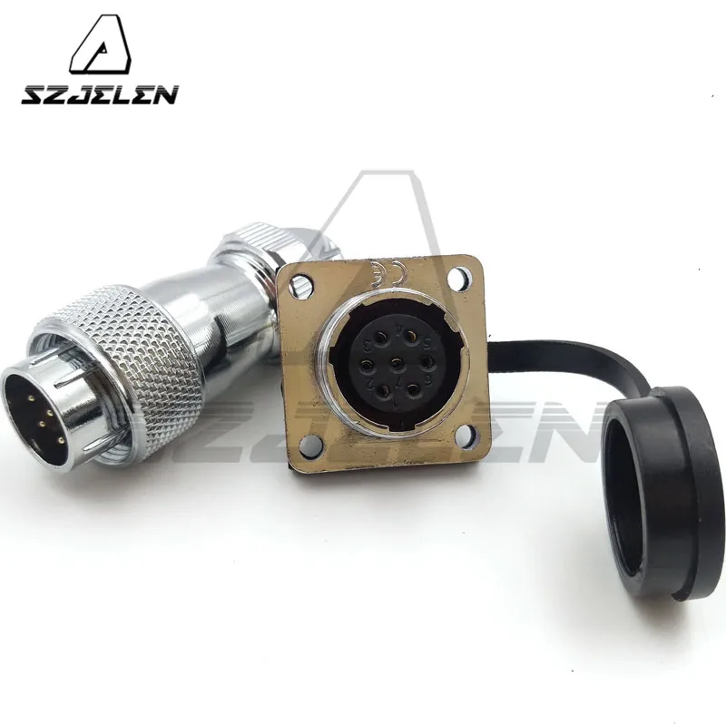 Водонепроницаемые 7-контактные штекеры и гнезда szjпок серии WS16 панельный