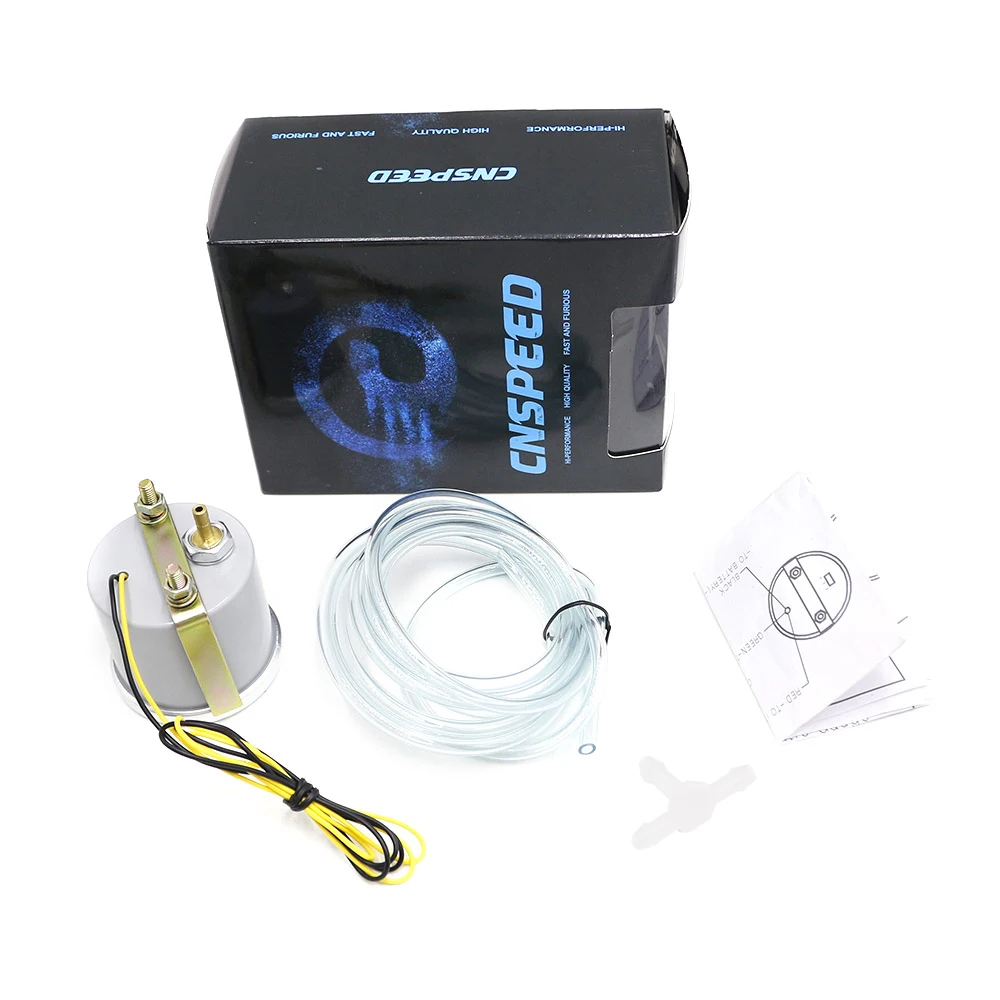 Бесплатная доставка CNSPEED автомобильный 2 &quot52 мм турбо датчик PSI + регулируемый