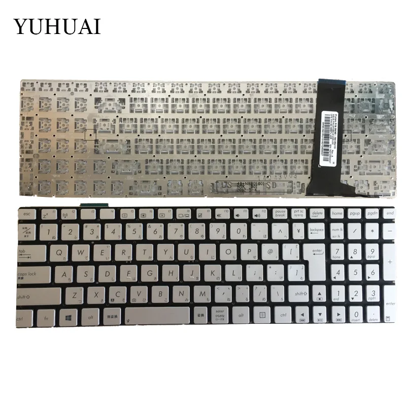 Новый Япония клавиатура для ноутбука ASUS N56 N56V N76 N76V N76VB N76VJ N76VM N76VZ U500VZ N56VV N56VZ U500 U500V JP