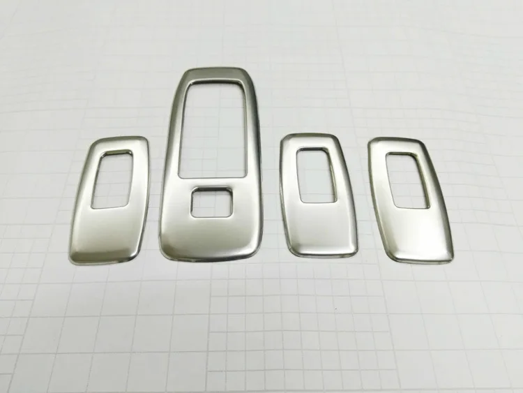

Stainless Steel Window Switch Decorative Sequins Modified Glass Lifter Dedicated Sticker For Ford Everest 2016 4pcs/set