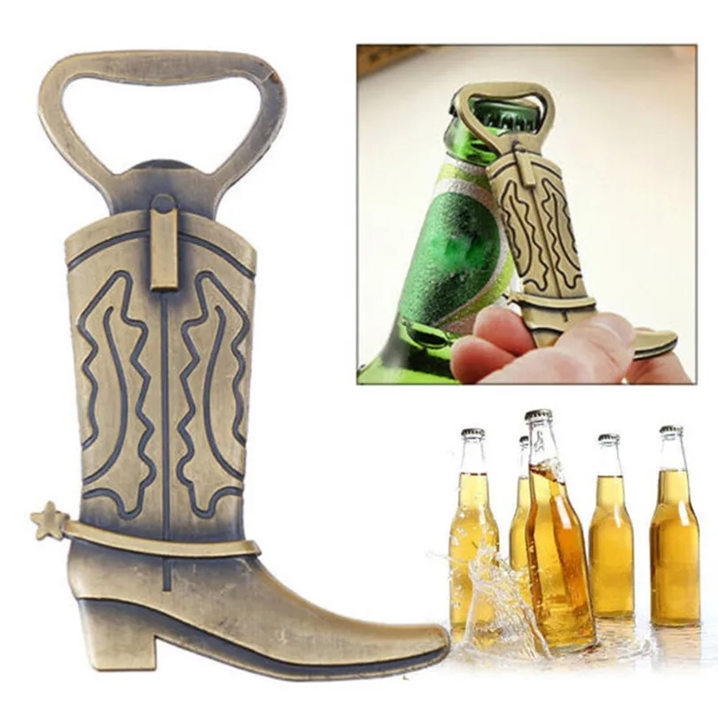 Открывалка для бутылок креативные Ретро ковбойские сапоги Металлическая
