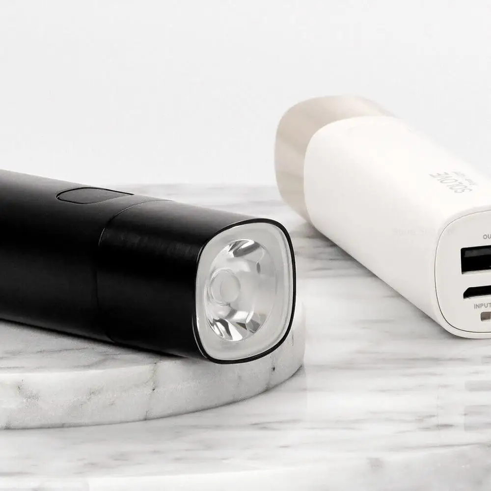 XIAOMI MIJIA SOLOVE фонарик X3 портативный мобильный Мощный светодиодный открытый велосипедный фонарь SOS вспышка света ночник водонепроницаемый