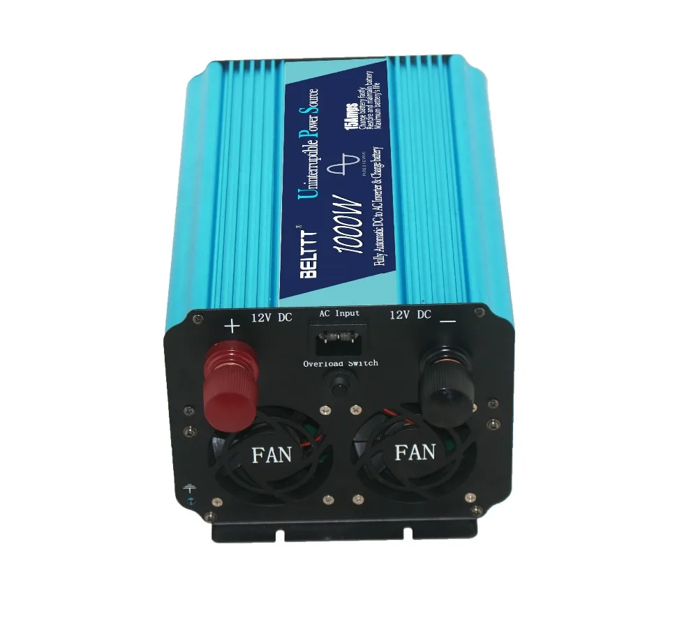 1000w UPS DC12V для AC220V 1000 Вт Чистая синусоида Инвертор с зарядным устройством BET1000S от