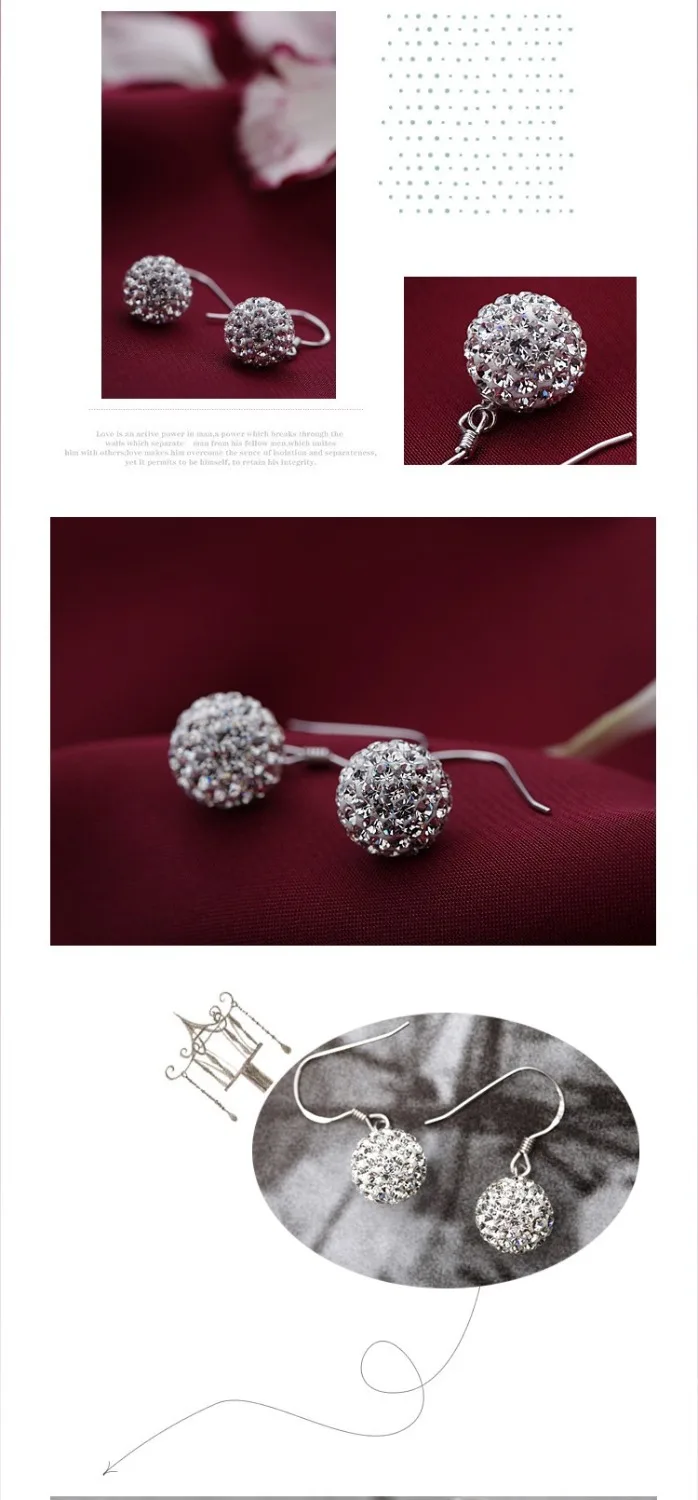 Женские серебряные висячие серьги Samyeung двухсторонние Shambhala для девочки|dangle drop