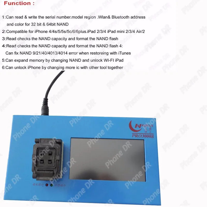 32 64 бит NAND Flash IC чип программатор инструмент для ремонта материнской платы HDD чип серийный номер SN модель для iPhone iPad