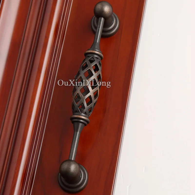 Top Designed 2PCS European Antique Kitchen Cabinet Door Handles Cupboard Wardrobe Drawer Dresser Pulls and Knobs | Обустройство дома