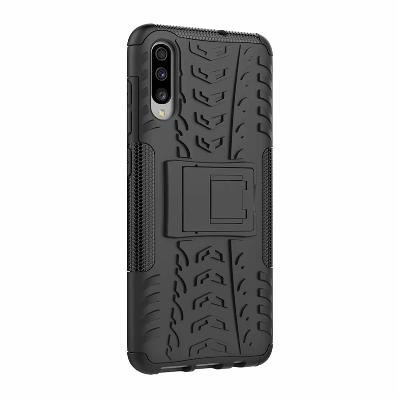 Прочный Гибридный армированный чехол для Samsung Galaxy A 70/A70 сверхпрочный Пластиковый