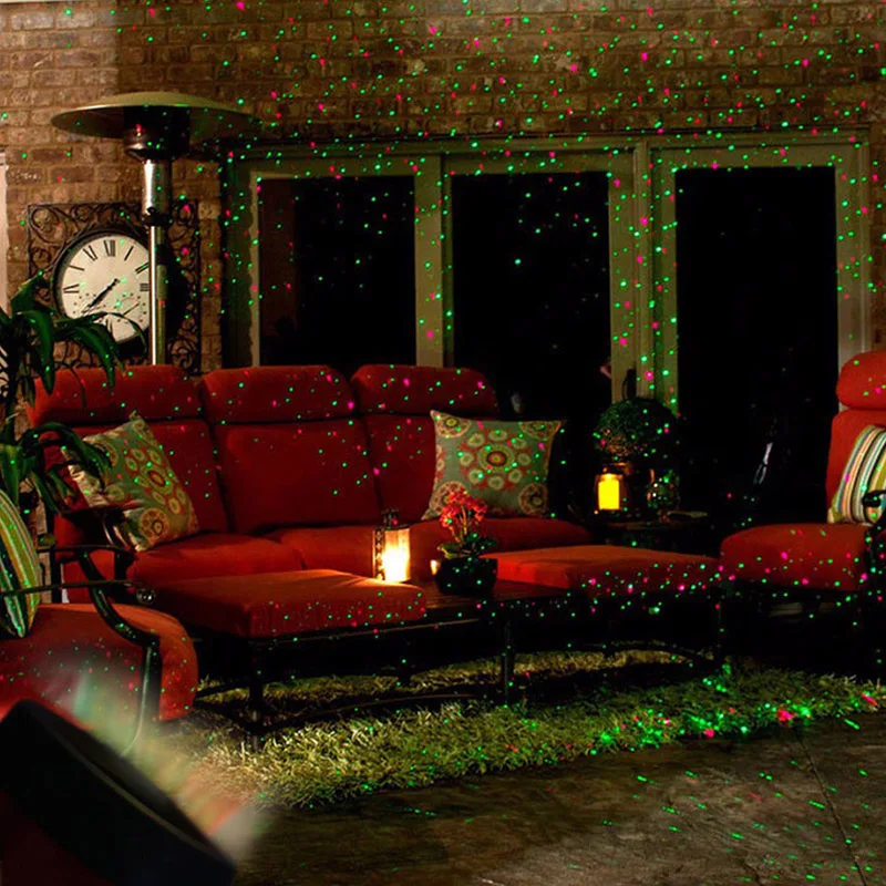 2021 лазерный душ Водонепроницаемый уличный Светильник проектор Рождественский