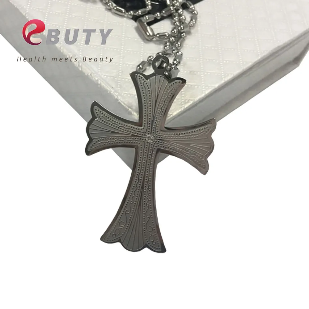 Подвеска из нержавеющей стали для мужчин Модный кулон с германиевым FIR шариком