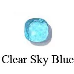 Clear Sky Blue SLJELY известный бренд Элегантный Многоцветный карамельный граненый кристалл и камни квадратный браслет Модные женские вечерние ювелирные изделия для девушек - Окраска металла: Clear Sky Blue