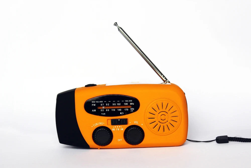 Аварийный светодиодный фонарик Ручной Солнечный AM/FM/NOVV радио USB зарядное