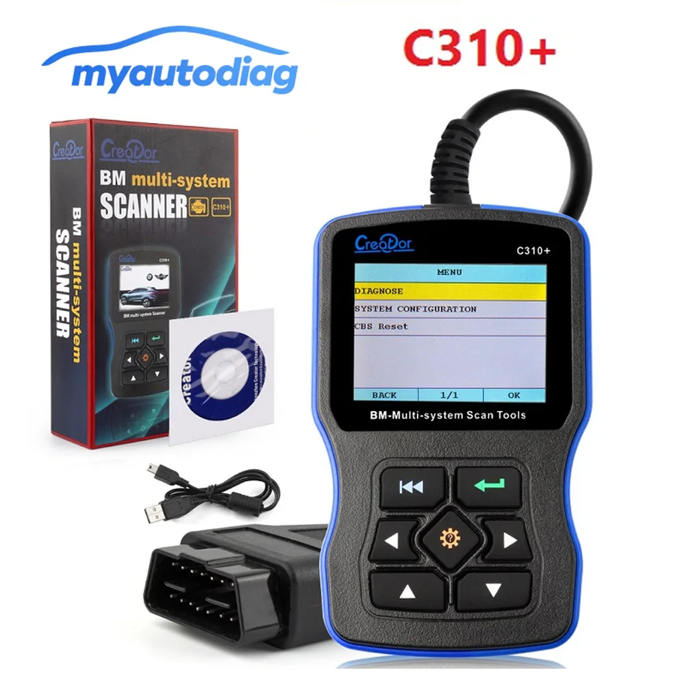 Новое поступление создатель C310 + Pro для автомобиль bmw obd диагностический сканер e46