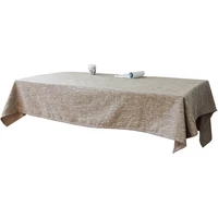 ultra thick cotton linen plain tablecloth tea room study home office japanese table cover