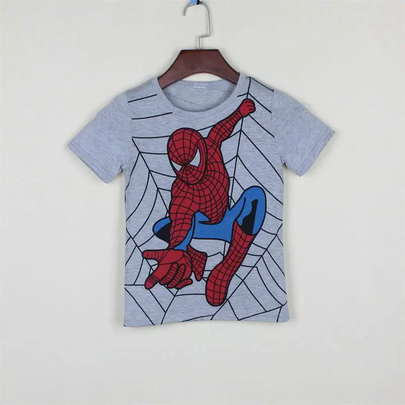Новинка 2018 футболка для мальчиков хлопковая с короткими рукавами героями