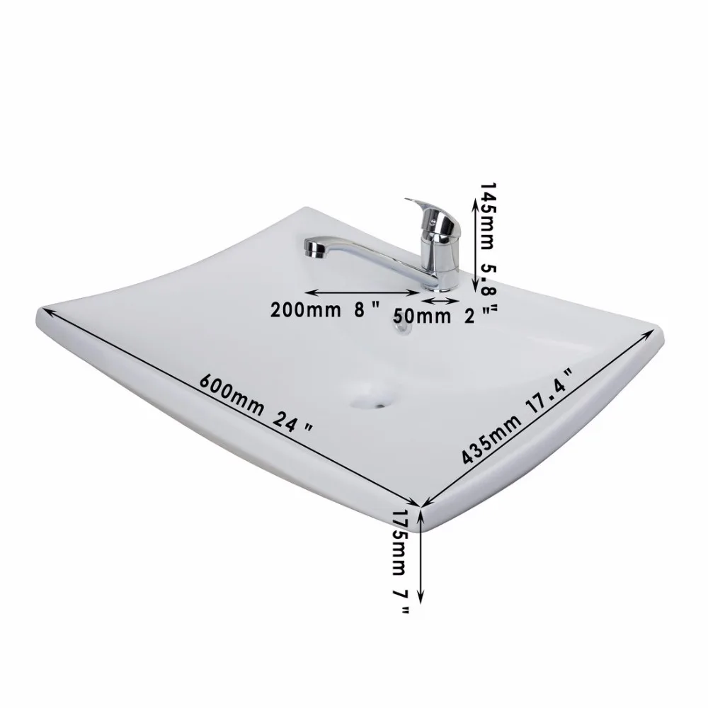Хромированный Поворотный кухонный смеситель с длинным носиком + Yanksmart раковина