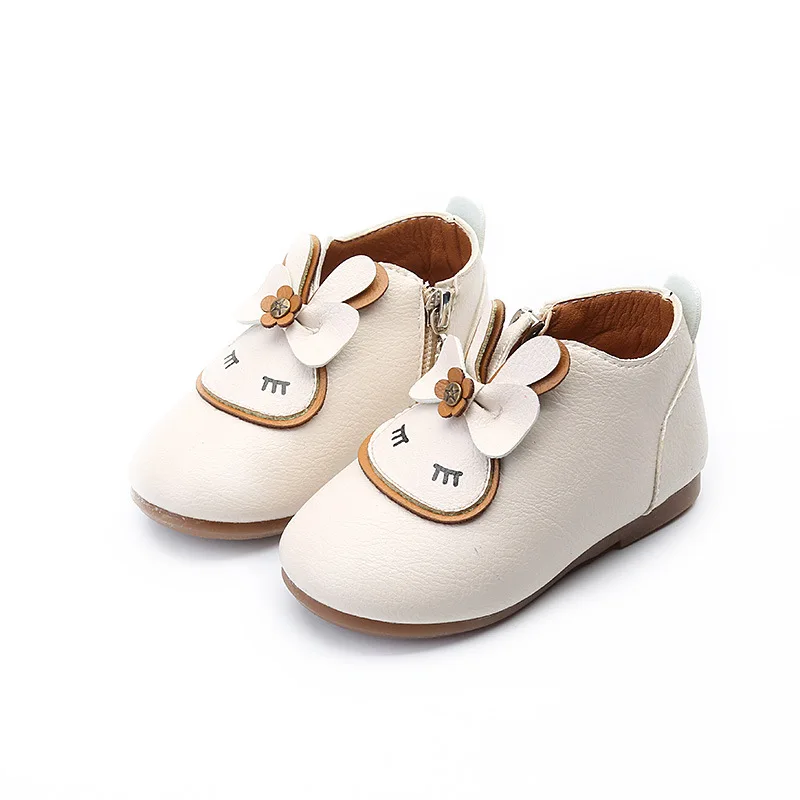 Новые осенние ботинки для малышей обувь маленьких девочек из мягкой