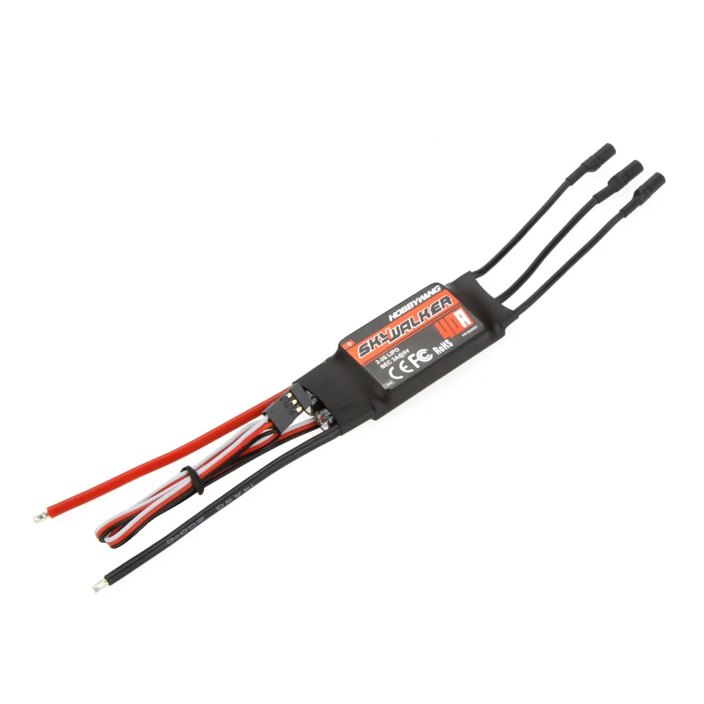 Original 40A Full Protection Safety Arming Throttle Calibration Brushless ESC Speed Controller with BEC | Игрушки и хобби