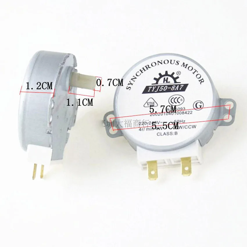 Лидер продаж AC 220V 240V 50Hz CW / CCW микроволновая печь настольный поворот синхронный