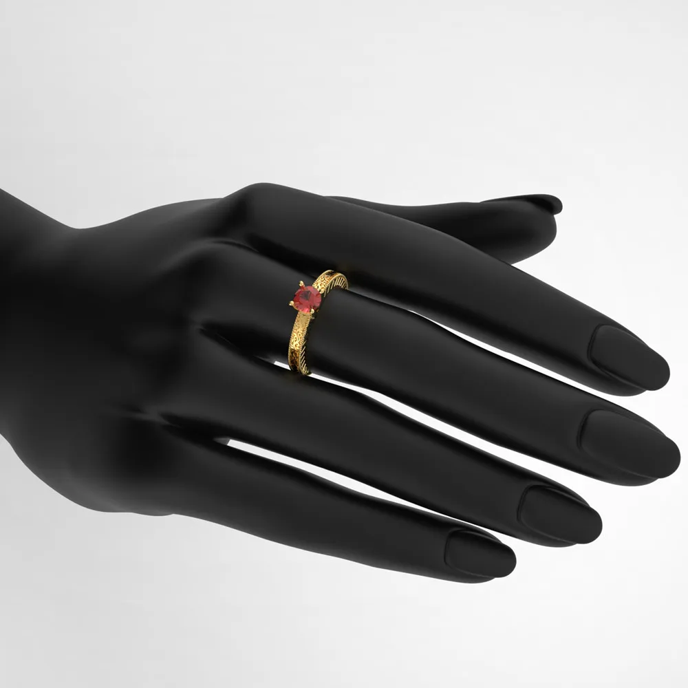 Винтажные кольца для женщин с узором серебряное кольцо Когти Дизайн кубического