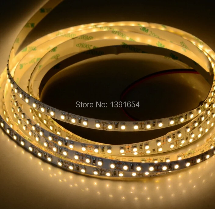 Бесплатная доставка неводонепроницаемая Светодиодная лента 3528 SMD гибсветильник