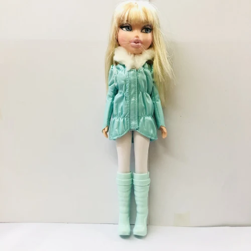 Серый 23 см оригинальная модная фигурка, оригинальная Кукла Bratz с красными волосами и красивой одеждой, кукла, лучший подарок для ребенка - Цвет: Серый