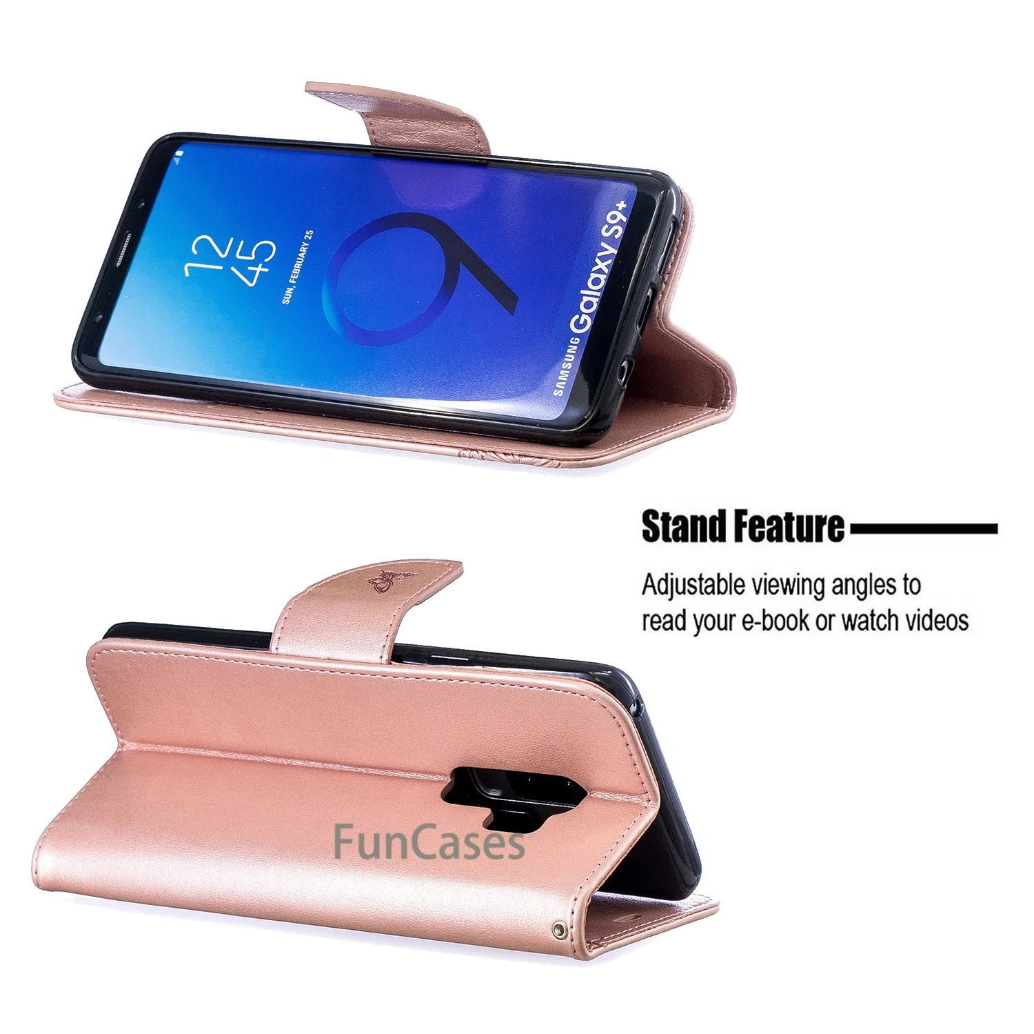 Чехол-книжка чехол для Coque samsung Galaxy S9 плюс класса люкс из искусственной кожи