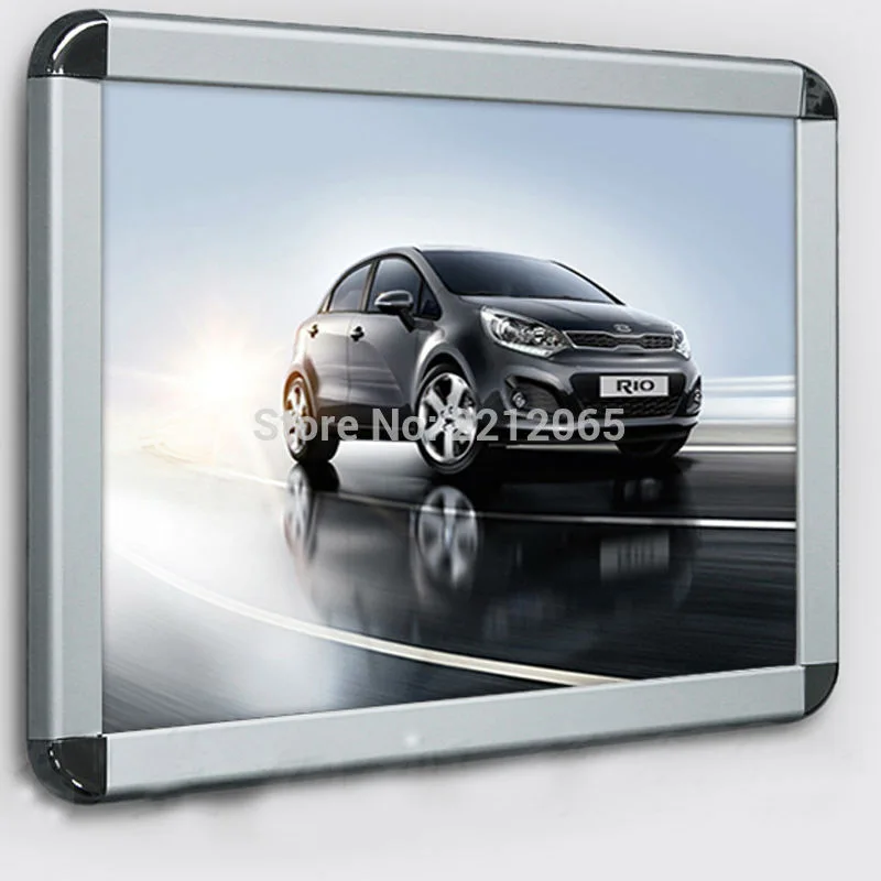 (Упаковка/5 шт.) Алюминиевые защелкивающиеся рамки для постера рамка с рамкой 25 мм